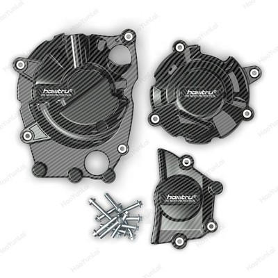 Für Kawasaki Ninja ZX4R ZX4RR ZX25R 2023-2024 Carbon Fiber Motor Schutzabdeckung