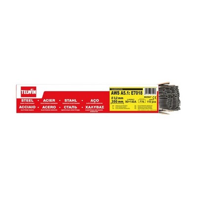 Basic Welding Electrodes D.3.2 x 350mm 4kg Telwin MMA Welding for Steel