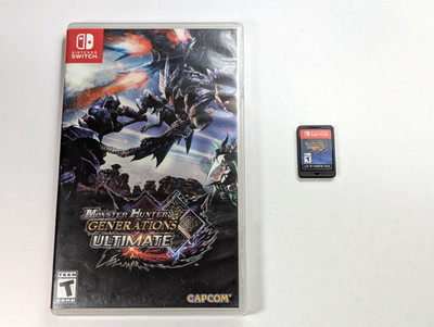 Monster Hunter Generations Ultimate Nintendo Switch with case