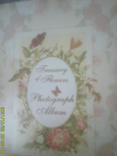 Vintage Victorian  Wildflowers Flowers Photograph Album