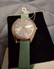 Vintage NOS Soviet Poljot 23 Jewels Gold-Tone Men's Watch w/ Box USSR