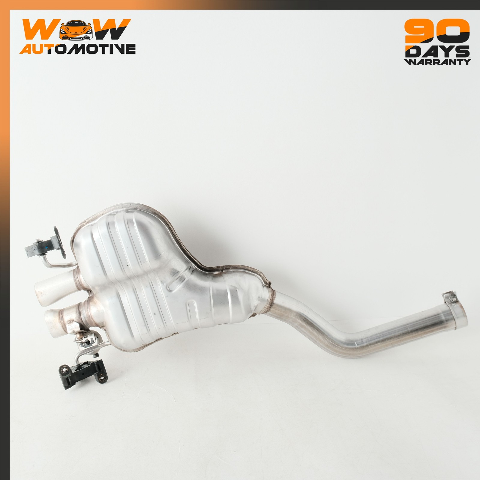12-17 BENTLEY CONTINENTAL GTC REAR LEFT RIGHT EXHAUST MUFFLER ASSEMBLY SET OEM