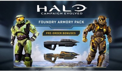 Halo Campaign Evolved PlayStation 5 PS5 Foundry Armory Pack DLC ONLY *NO GAME*
