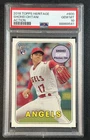 SHOHEI OHTANI PSA 10 2018 TOPPS HERITAGE #600 ROOKIE RC SP ACTION VAR ANGELS