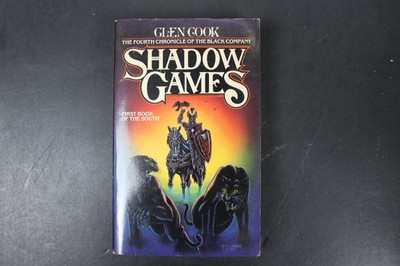 Shadow Games Glen Cook 1989 First Edition Fantasy Tor Black Company PB ~VG