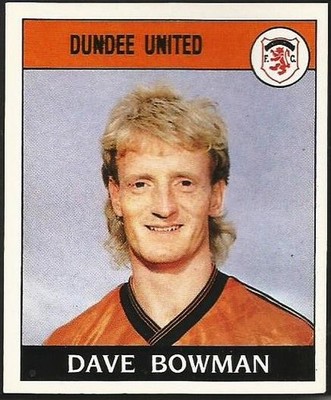 Panini Football 89 - #373 - Dundee United - Dave Bowman