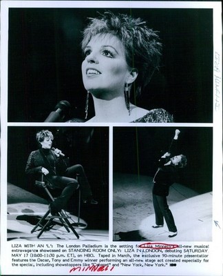 1986  Liza In London  Minelli Performs At London Palladium Tv Promo Photo 8x10