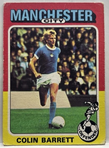 Topps Football 1975 - # 183 - COLIN BARRETT - Manchester City - Picture 3 of 3