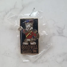 1994 Goodwill Games NEW Metal Hat Jacket Pin Lapel Seattle '94 NEW With Backing