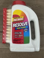 RESOLVE High Traffic Carpet Cleaning Granules with Brush Discontinued VTG NEW