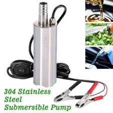 12V 51mm 30L/Min Auto Edelstahl Tauchpumpe Diesel Öl Pumpe Wasserpumpe Transfer