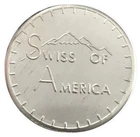 Vintage 1973 Swiss of America 999 Fine Silver 1 oz  Round ~~ PRISTINE ~~