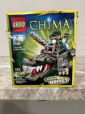 LEGO LEGENDS OF CHIMA 70126 CROCODILE LEGEND BEAST. NEW, SEALED BOX