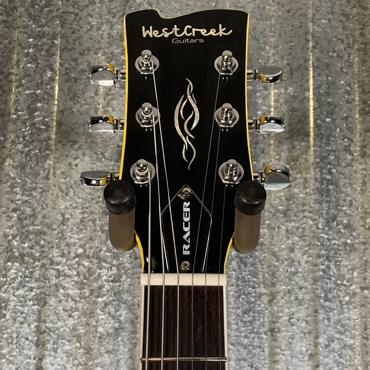 Westcreek Guitars Racer SG Offset Style Bumble-B Yellow #0003 Used