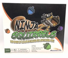 NINJA SQUIRRELS Game of Color Matching Nut Snatching Fun 100% Complete Age 7+