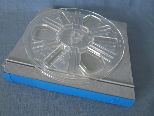 🎞️ SUPER-8 LEERSPULE SELBSTFANGSPULE STOCKO WIE NEU BOX 90 METER FILMSPULE REEL - Afbeelding 11 van 13