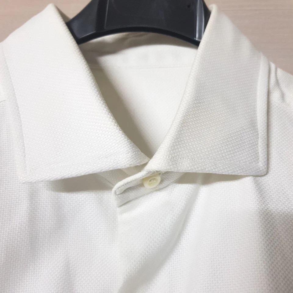 Camicia Sartoriale Su Misura Color Bianco Slim Fit Taglia M/L [Vedi Misure Foto] - Immagine 3 di 4