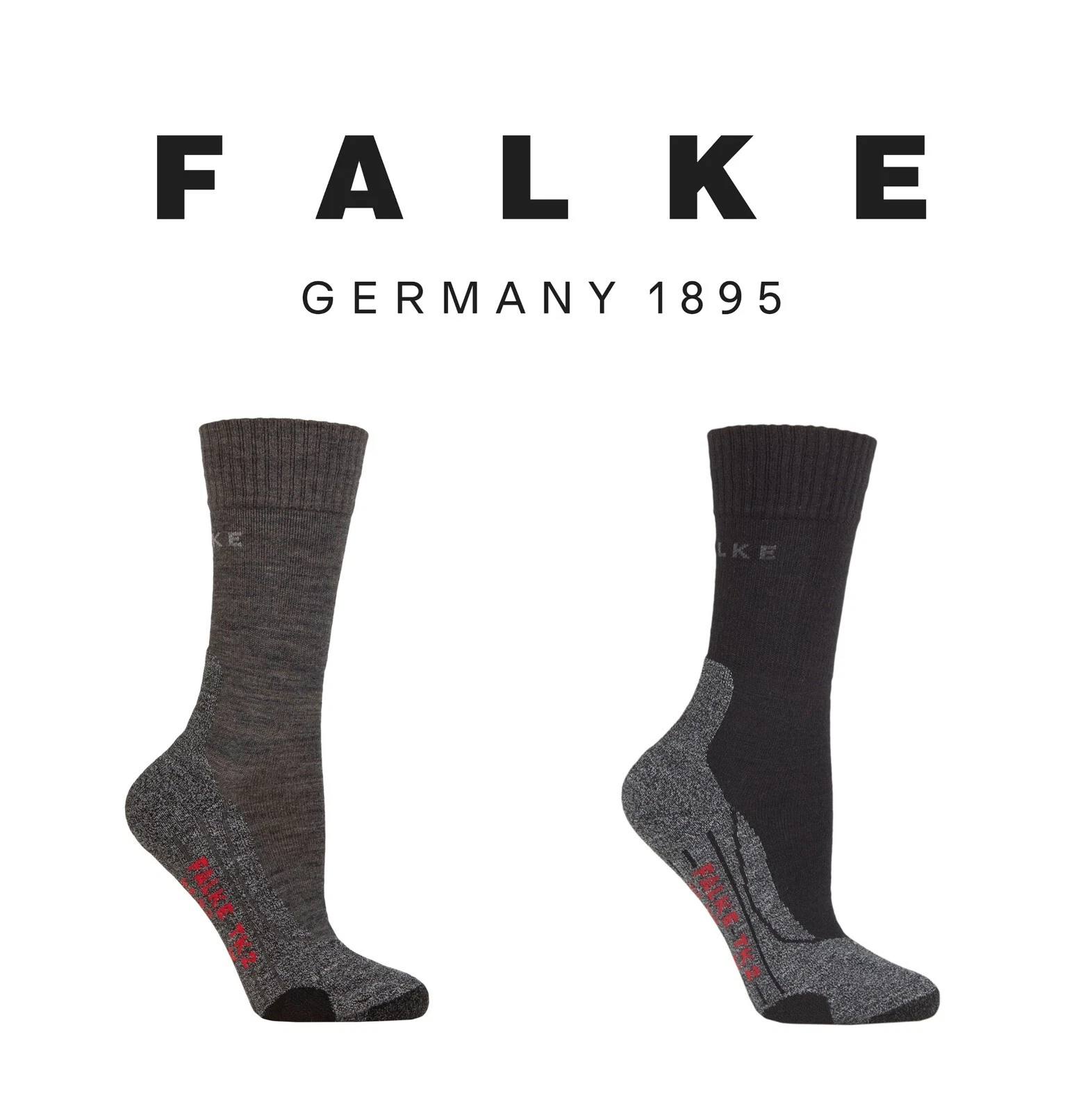 Women's Trekking Socks FALKE Medium Volume Ergonomic Cushioned Outdoors - 1 Pair