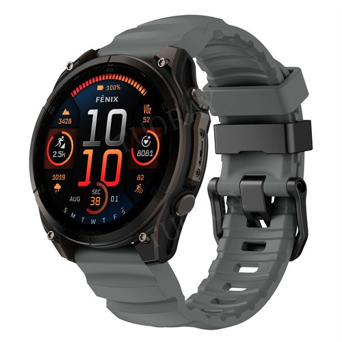 Correa de reloj de silicona de ajuste rápido para Garmin Fenix 3HR 5 5X 6 6X Pro E 8 7 7X - Imagen 7 de 81