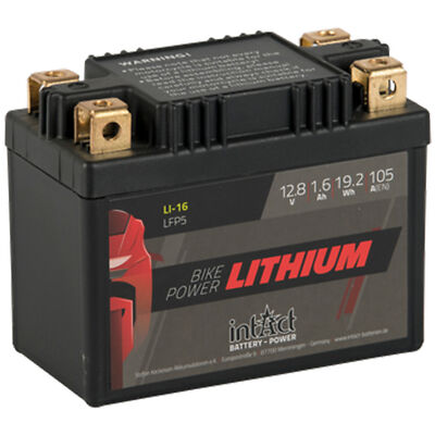 IntAct Bike-Power Lithium LiFePO4 Motorbike Battery Fits Honda