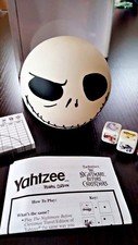 VTG 2009 YAHTZEE A Nightmare Before Christmas Jack Skellington Edition Disney