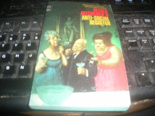 Alfred Hitchcock's Anti-Social Register (Paperback) Dell 1975