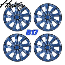 17" Set of 4 Wheel Covers Snap On Full Hub Caps Tire& Steel Rim fit R17 Tire USA