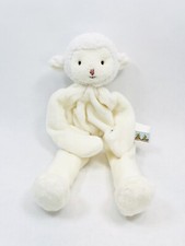 Bunnies By The Bay KIDDO LAMB SILLY BUDDY 10" Baby Pacifier Holder Lovey Rattle