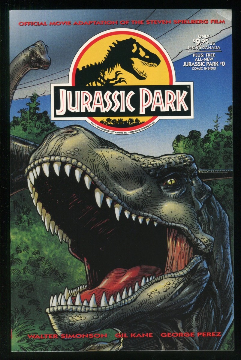Jurassic Park Official Movie Adaptation Trade Paperback TPB