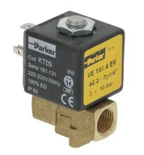 PARKER VE 161.4 EV 2 WAY 230v SOLENOID VALVE KT09 9W COIL FOR COFFEE MACHINE