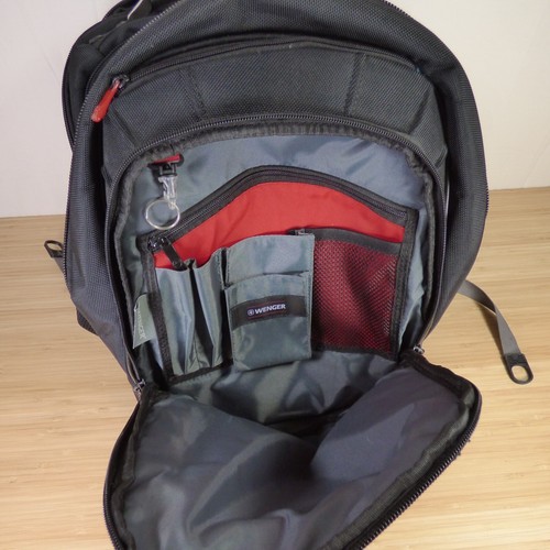 Wenger Carbon 17" Laptop Backpack Rucksack bag Black - Afbeelding 9 van 10