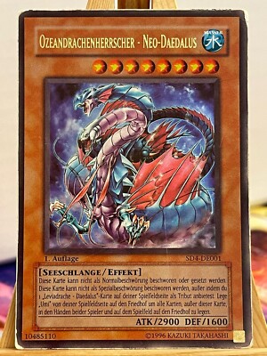 Ozeandrachenherrscher - Neo-Daedalus SD4-DE001 Ultra Rare Deutsch Poor YUGIOH