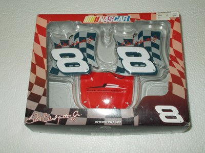 Dale Earnhardt jr #8 2005 NASCAR Christmas Ornament Set ...