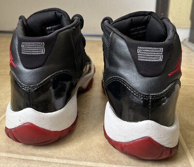 VTG RARE 2001 Nike Air Jordan Retro 11 Bred Playoffs Youth Size 6y