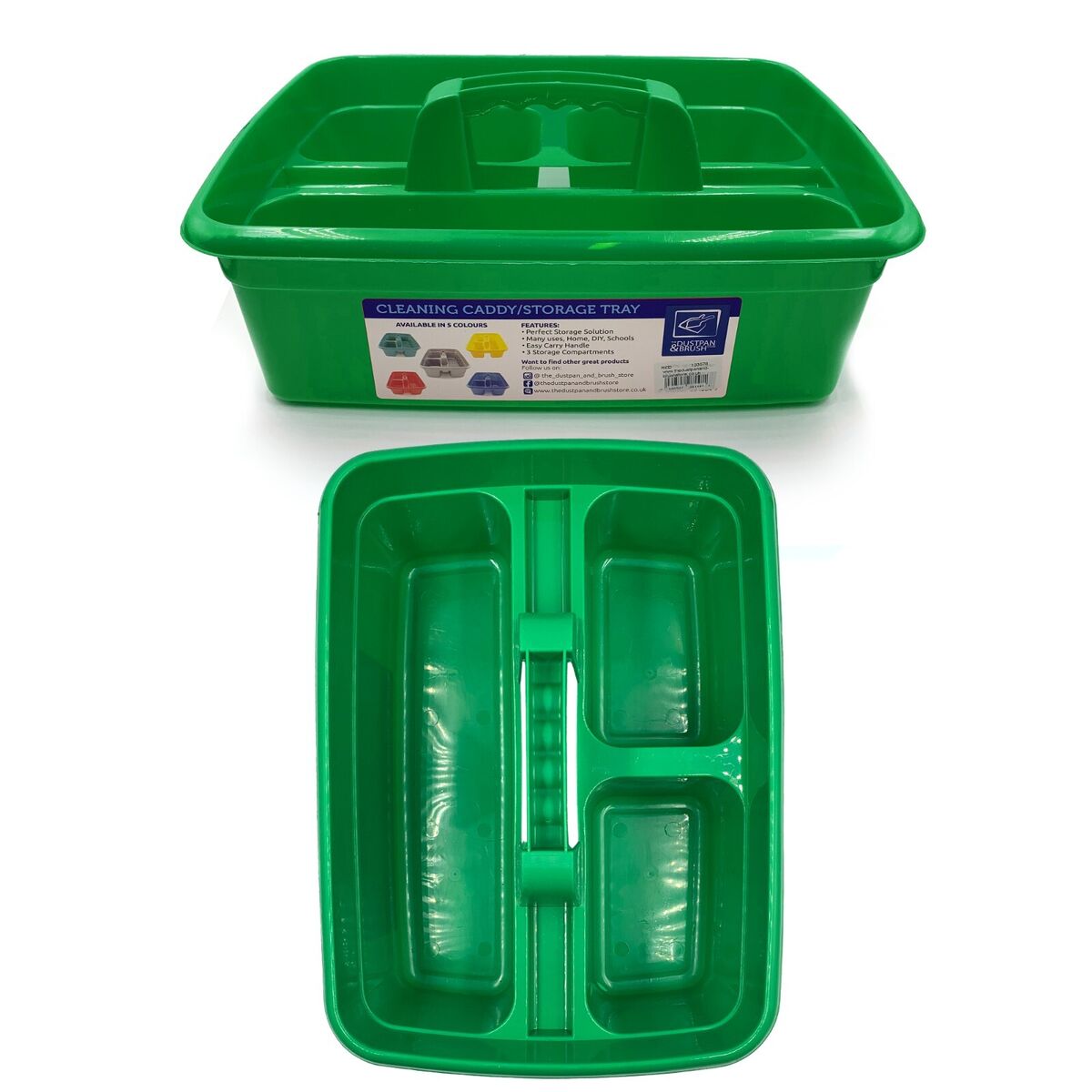 Plastic Organizer Storage Basket Hollow Cleaning Caddy with Handle