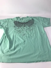 Primo Darby Mens T Shirt  Graphic Butterfly Sz 3 Large Green