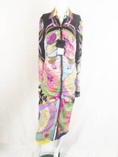NEW VERSACE SILK PRINTED DRESS SIZE M