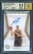 Nikola Jokic 2018-19 Panini Opulence Magnificent Autograph ((pop 1) #1 BGS 9.5