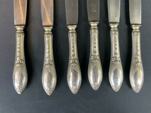 Silbermesser Antik 800 Silber Messer Felix Solingen Silberbesteck Alt Vintage - Bild 3 von 9