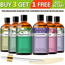 100ML Essential Oils, Therapeutic Grade, Pure and Natural Premium Quality Oil