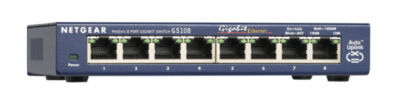 NETGEAR GS108 ProSafe (GS108-400NAS) 8 Port Standalone Gigabit Ethernet Switch