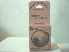 Incense of the West Bricks, 20 Count Hanging Box, Cedar