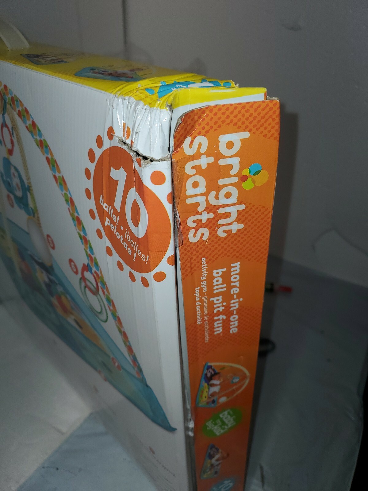 bright starts more in one ball pit