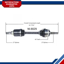 For 1992-1994 Nissan Maxima GXE & 1990-1992 Stanza Front Left CV Axle Joint_SH