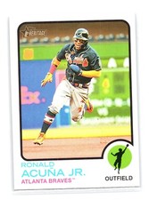 2022 Topps Heritage - Player Icon Color Swap Variation #223 Ronald Acuña Jr.