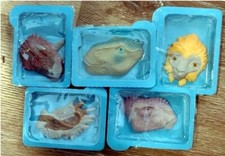 Disney Dinosaurs-General Mills-Complete Set of 5-Magnet Dinosaurs Heads-New