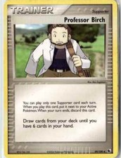 2004 EX RUBY & SAPPHIRE EX PROFESSOR BIRCH 89/109 