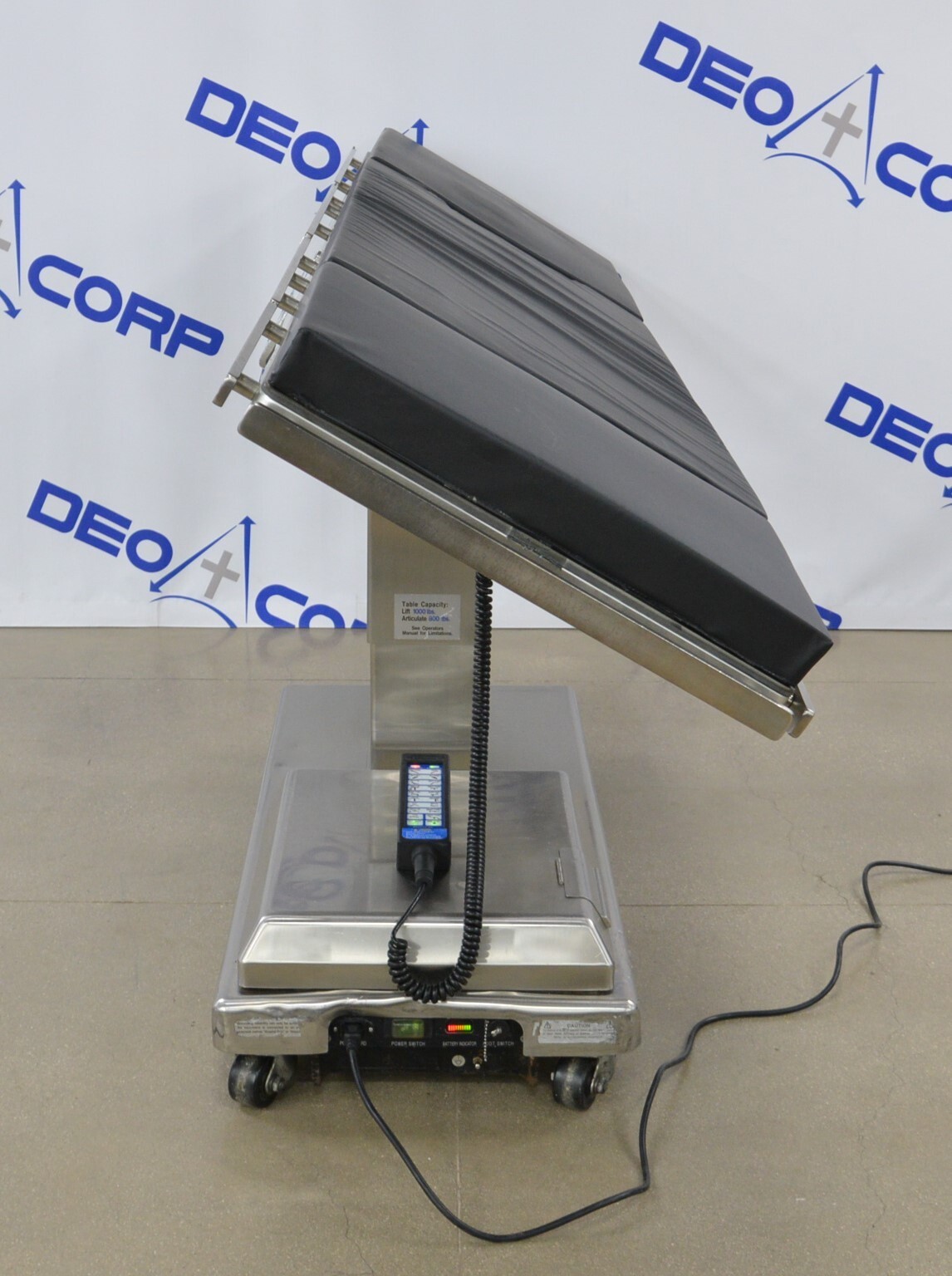 Skytron 3600B UltraSlide Surgical Table W/ Skytron 3600 Series Remote