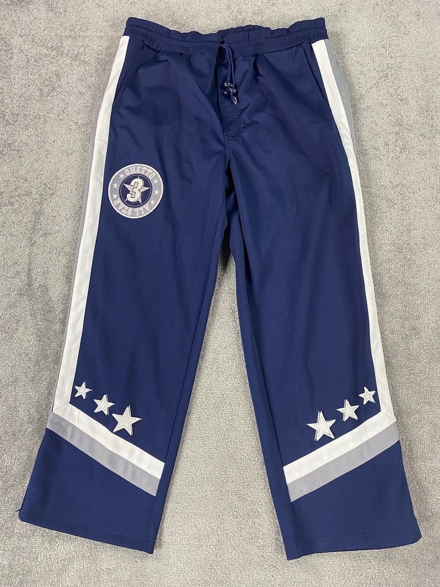 Bare Fox Sports Track Pants Men XXL Blue Ghetto All Star Warm Ups