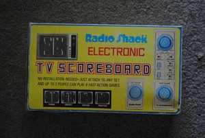 radio shack electronic tv scoreboard